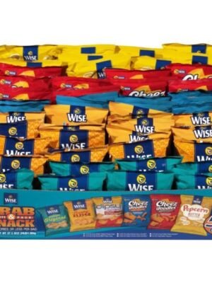 Wise Grab & Snack Assorted Snack Variety Pack. 37.5 Oz.. 50 Count