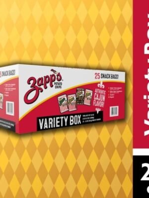 Zapp-s New Orleans Kettle Style Potato Chips Pack. Variety Pack. 1.5 oz. 25 Count